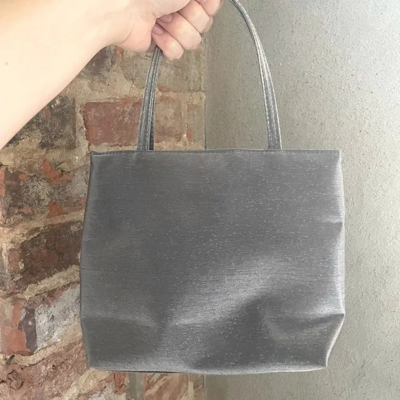 Vintage 90s / Y2K silver‎  mini handbag/ evening purse - Picture 4 of 4